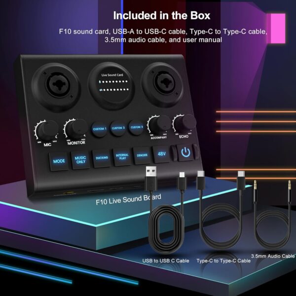 Gaming Audio Mixer limitd time deal Clip the Extra 50% off with Coupon & use  code: 506TC3G9