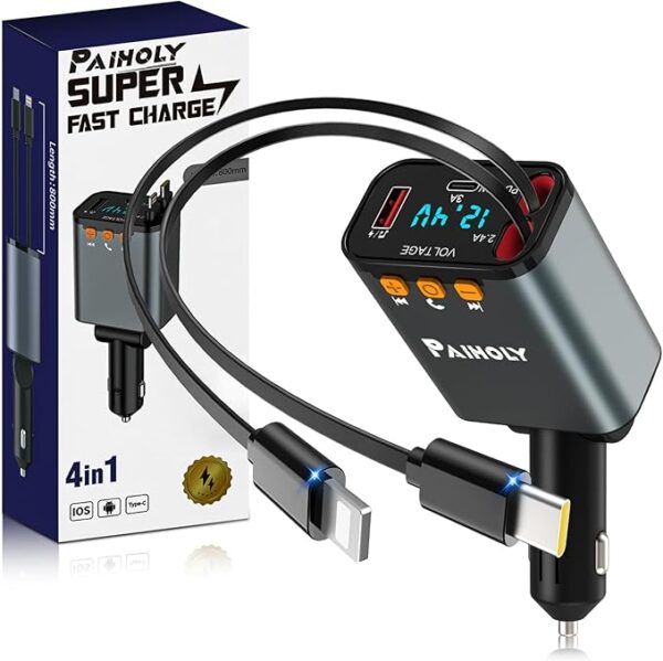 Car Adapter limited time deal Clip the Extra 40% off with coupon & use code:7NSHDO4D
